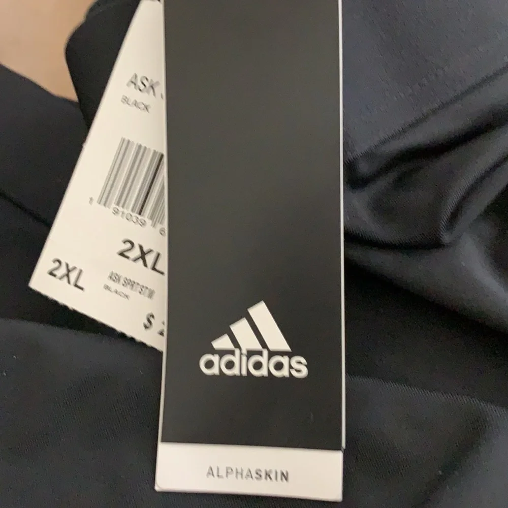 Adidas Alphaskin Black Compression Shorts! 2XL